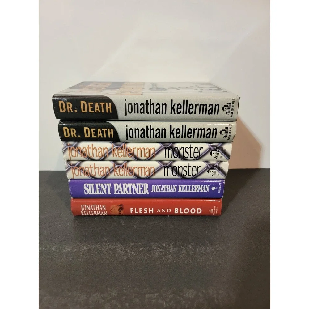 Lot‎ 6 Jonathan Kellerman Flesh and Blood Silent Partner Monster Dr. Death